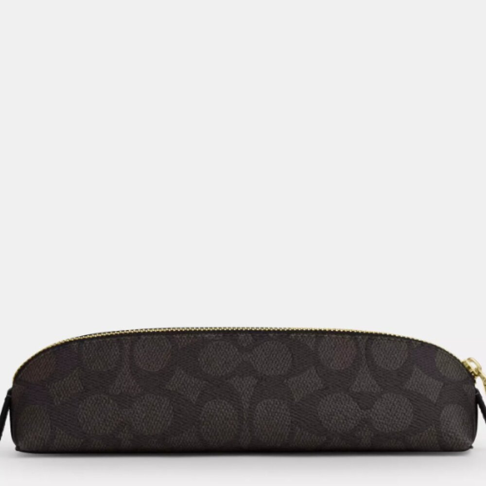 Coach Pencil Case In Signature Canvas